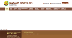Desktop Screenshot of canberramalayalee.org